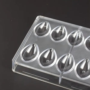 Molde Chocolate Acrilico Molde De Chocolate Molde Ovalado Molde Ovalado Moldes De Bombones Moldes Para Trufas Bombones... Transparante