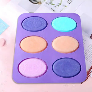 Pack X2 Moldes Silicona Multicolor 6 Cupcakes Pasteleria Pasteleriuscl