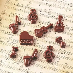 Pack X2 Moldes De Chocolate Moldes De Silicona Instrumentos Bordó