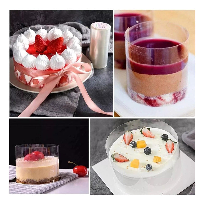 Molde Acetato Reposteria Rollo De Acetato Rollo De 14cmx19m Blanco