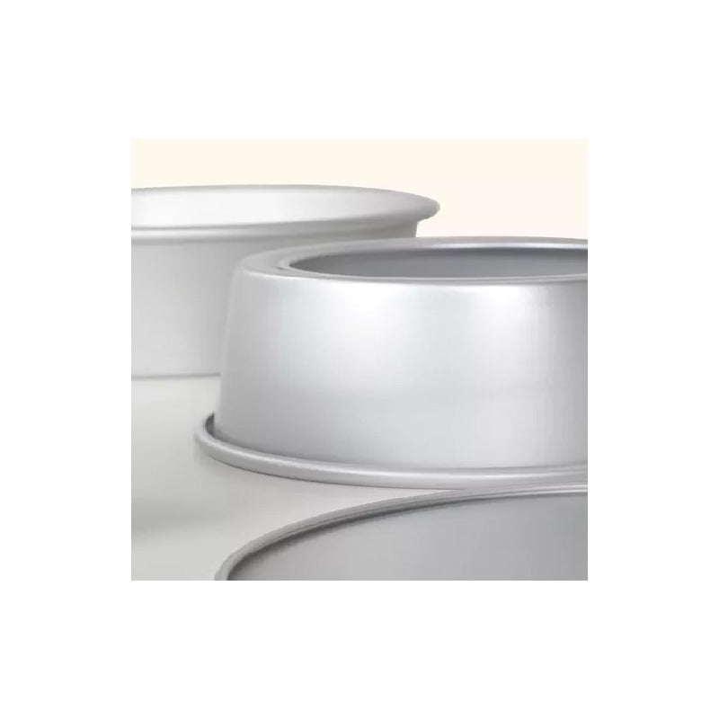 Moldes De Aluminio Para Tortas Moldes Desmontable Molde 24cm Gris
