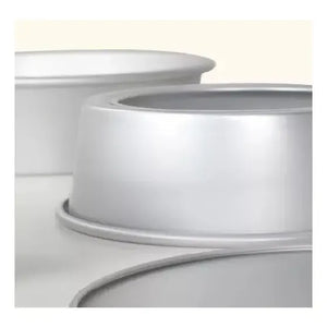 Moldes De Aluminio Para Tortas Moldes Desmontable Molde 24cm Plateado