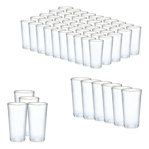 80 Set Vasos Desechables Vaso Plastico Vasos Acrilicos 300ml Vasos Desechables De Plástico Transparente Para Fiestas Y Bodas Vasos De Fiesta Resistentes Vaso Reutilizables Resistentes Pasteleriuscl