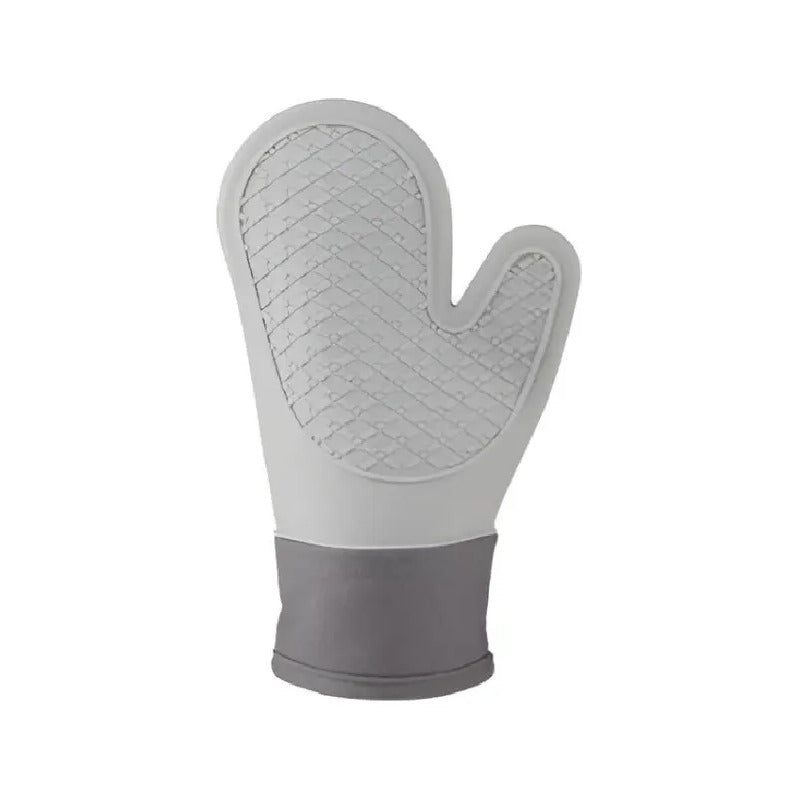 Guante Silicona Para Horno Toma Olla Guantes Cocina 27 Cm Protector De Silicona Agarradera Para Horno Gris Toma Ollas Guante De Silicona Guante Térmico Guante Protector Cocina Agarradera Pasteleriuscl