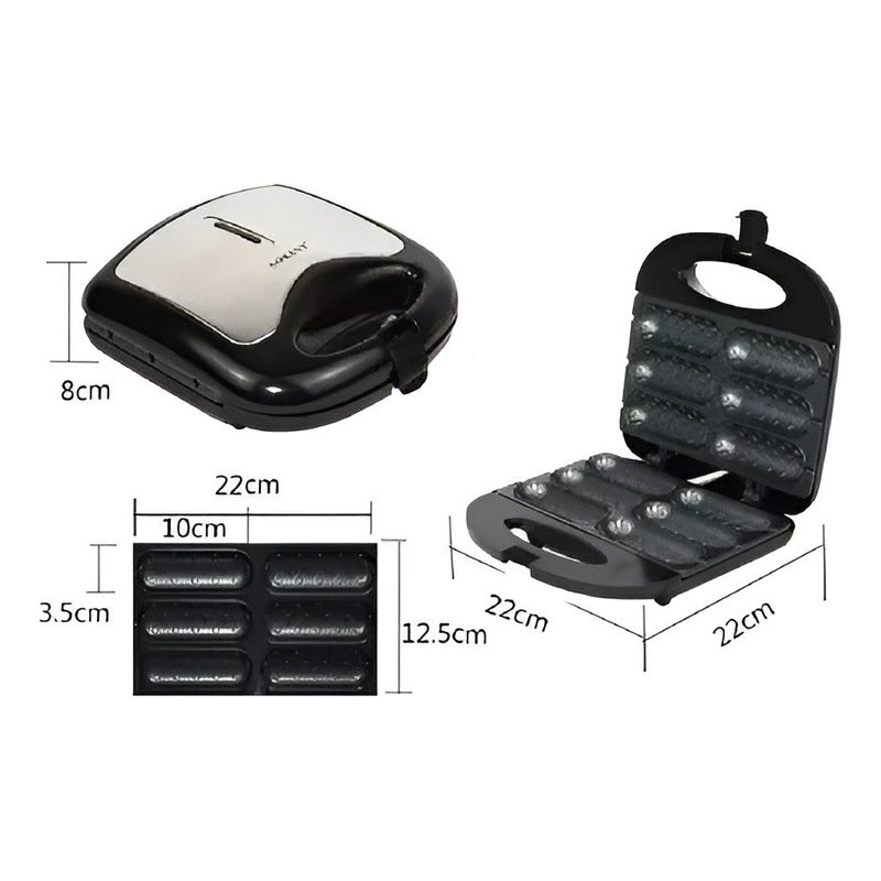 Maquina Doggie Hot Dog Maker Longaniza Completo Yoguis Maquina Sk-110