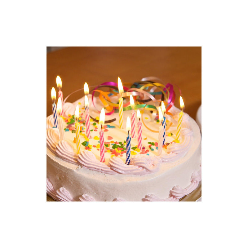 Set 24 Velas De Cumpleaños Vela Decorativas Velas De Tortas