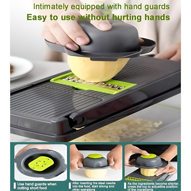 Cortadora De Verduras Picadora De Verduras Manual Pica 14pcs Al Azar