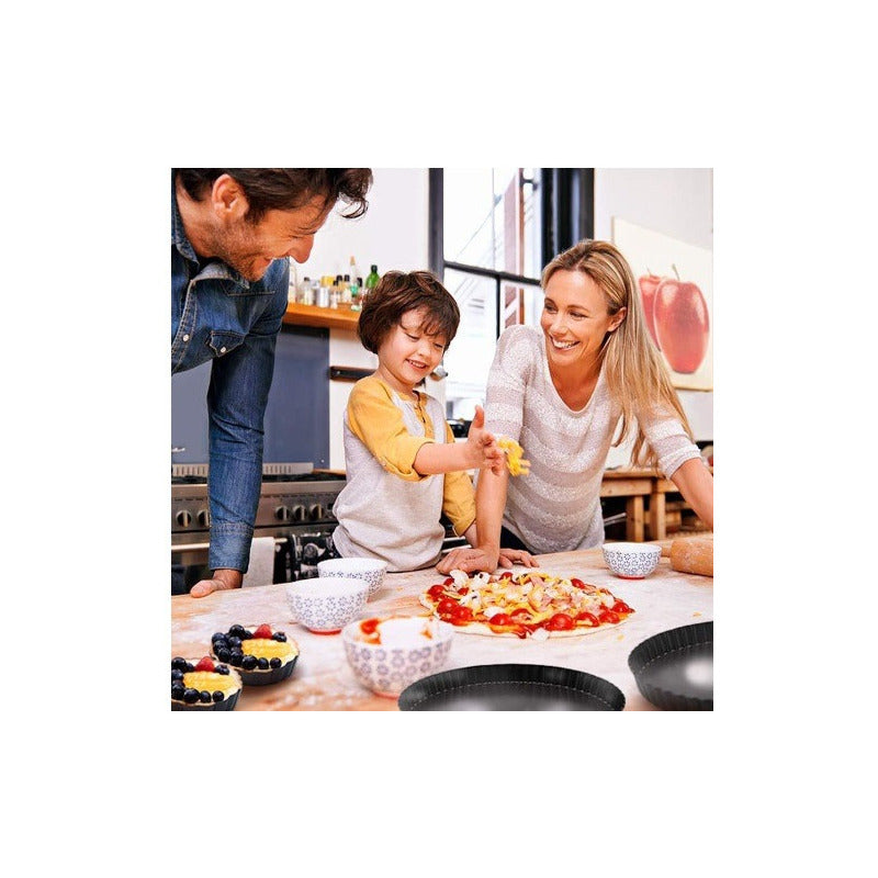 Pack X2 Molde Desmontable Moldes Desmontables Moldes 22cm Gris Oscuro