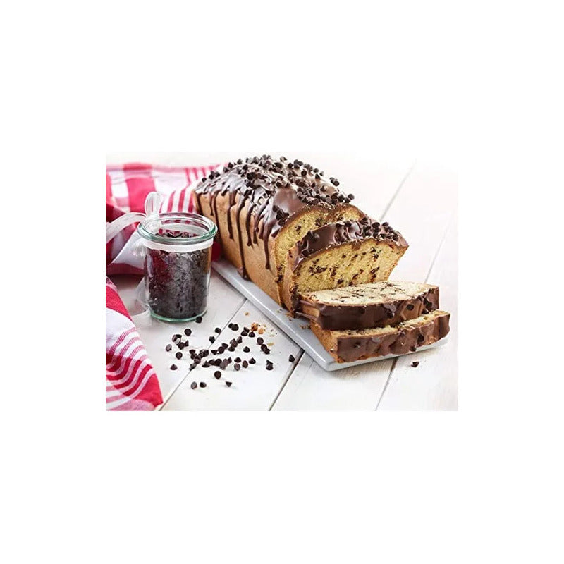 Molde Pan Moldes Para Pan De Molde Rectangular Queques 30cm Gris Oscuro