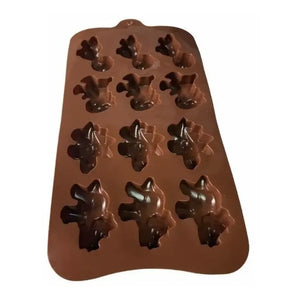 Pack X2 Moldes De Chocolate Dino Molde Chocolate Dinosaurio Bordó