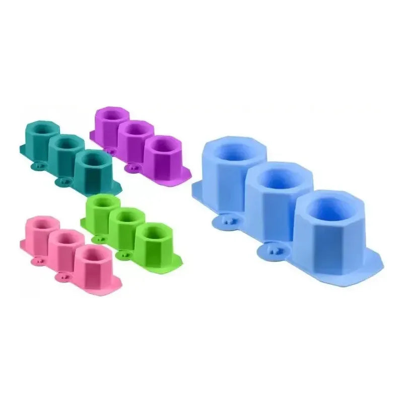 X3 Moldes De Silicona Maceta Molde Para Yeso Molde Para Vela Al Azar