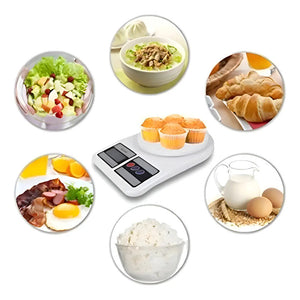 Balanza De Cocina Digital Genérica Sf-400 Blanca Blanco