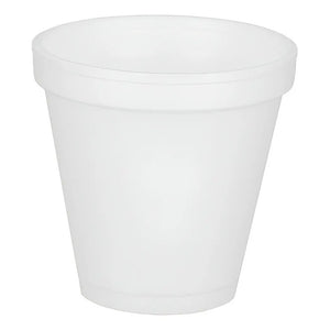 X100 Vasos Desechables Vasos Plumavit Termico Vaso 6oz/177ml Blanco