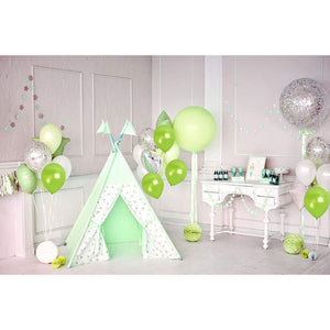 Pack X25 Set De Cumpleaños Globos Cumpleaños Globos Verde