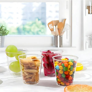 200 Vasos Plasticos Vasos Postre Vasos Acrilicos Postres 3oz Acrilico Vasos Plasticos Reutilizables Vaso Para Dulces Pocillo Para Postre Pasteleriuscl Transparente