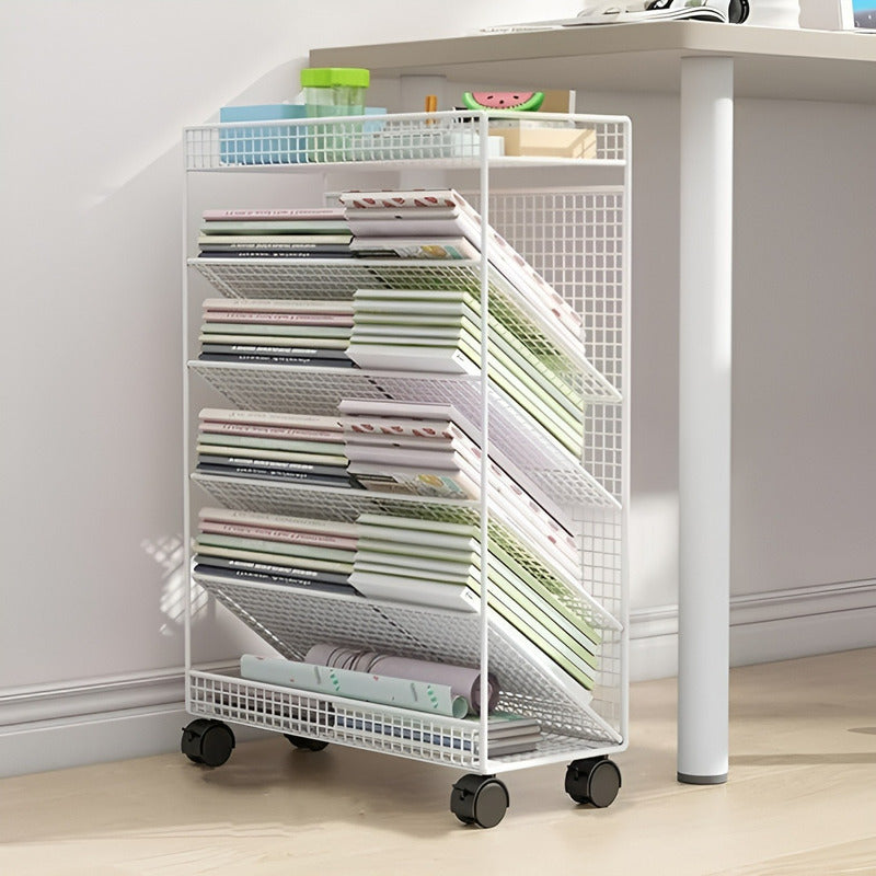 Organizador De Escritorio Sujetalibros Librero Apoya Libros Blanco / Sujetalibros / Librero Pequeño/ Bibliotecas