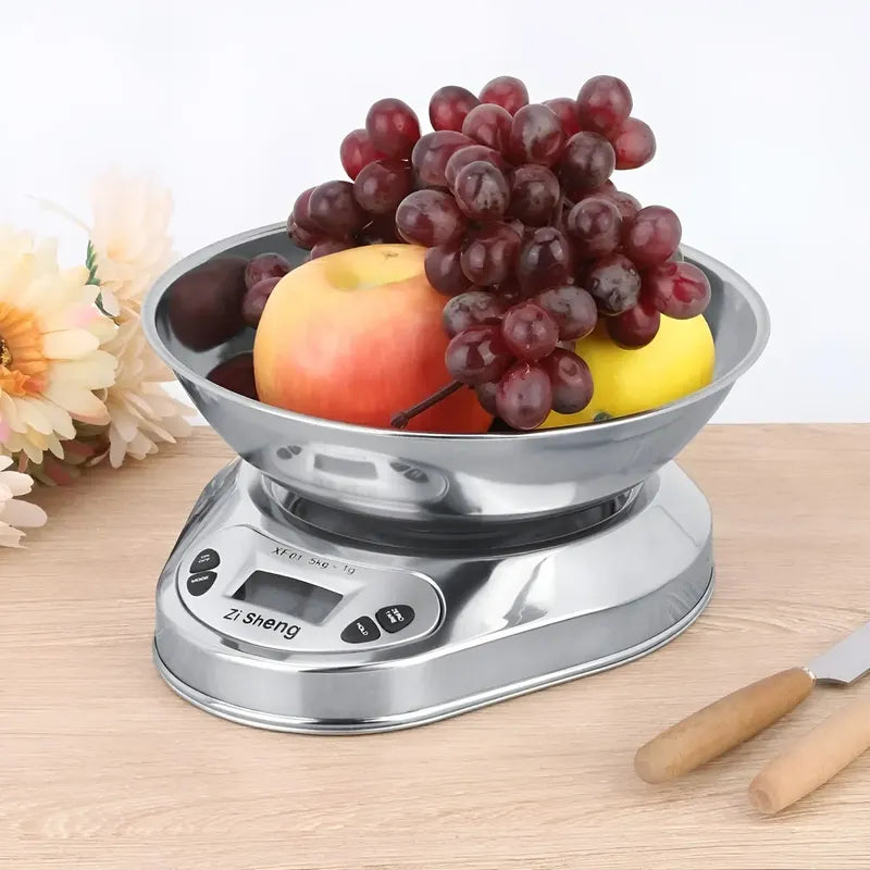 Pesa Gramera Pesa Digital Cocina Balanza Cocina 5kg/0.1g Pesa De Comida Pesa De Alimentos Balanza Digital Cocina Pesa Cocina Bascula Cocina Gramera Digital Balanza De Cocina Digital Pasteleriuscl