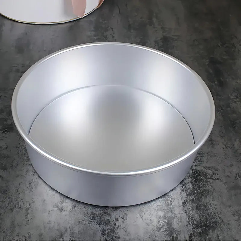 Molde Redondo De Aluminio Antiadherente Para Torta O Queque De 24