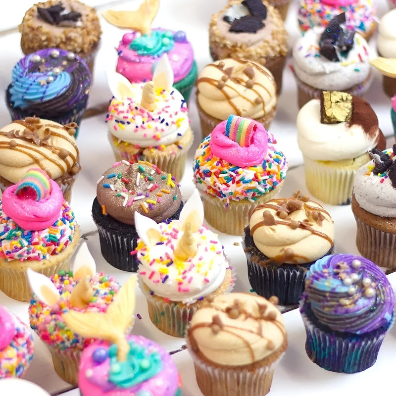 Pack X2 Molde Cupcakes 24 Cupcakes Molde Silicona Reposteria Multicolor