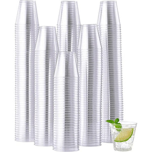 25 Set De Vasos Shot Postres Pocillos Vasos Plastico 88 Ml Mini Vasos Reutilizables Para Aperitivos Vasos De Postre Taza... Transparente
