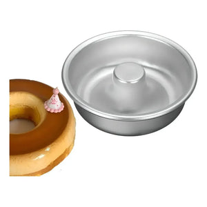 Molde Torta Molde Queque Redondo Molde Aluminio Flanera 26cm Moldes Redondos Para Tartas Moldes De Flan Para Hornear... Plateado