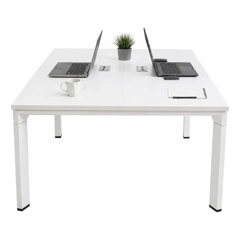 Escritorio Ejecutivo Mueble Oficina 2 Personas 2.40x1.20cm Blanco