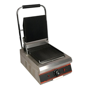 Panini Sandwichera Tostadora Sandwichera Panini Grill 1800w Plateado