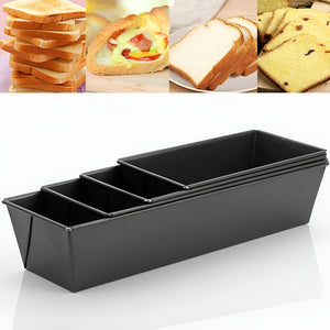 Pack X4 Molde Pan Molde Para Pan De Molde Pan 20,25,30,35cm Gris Oscuro