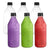 X6 Botellas Plasticas Transparentes Botella Con Tapa 1000ml Transparente