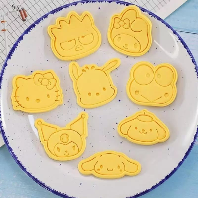 Cortador Galletas Hello Kitty Cortadores Galletas Badtz-maru Rosa