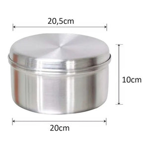 Molde Quesillero Quesillera Molde Leche Asada Molde Flan 20c Gris 20cm