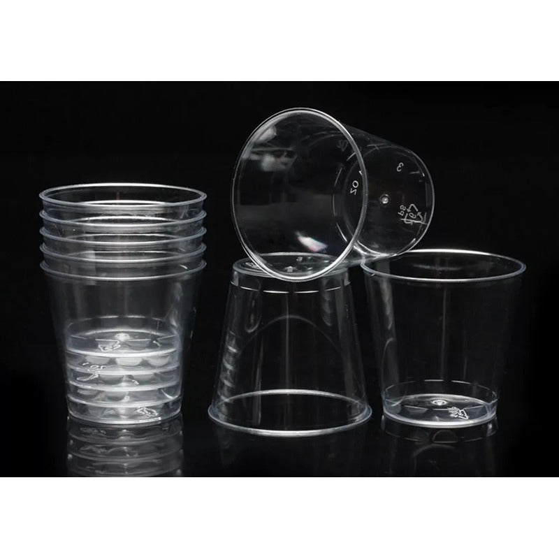 Set Vasos Desechables Vaso Plastico Vasos Acrilicos 210 Ml Transparente 210ml