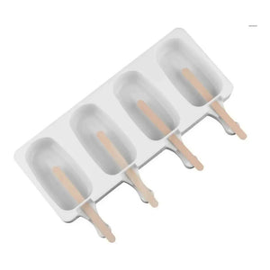 Moldes De Silicona Para Helados Molde Paletas Helado Pale417 Color Blanco