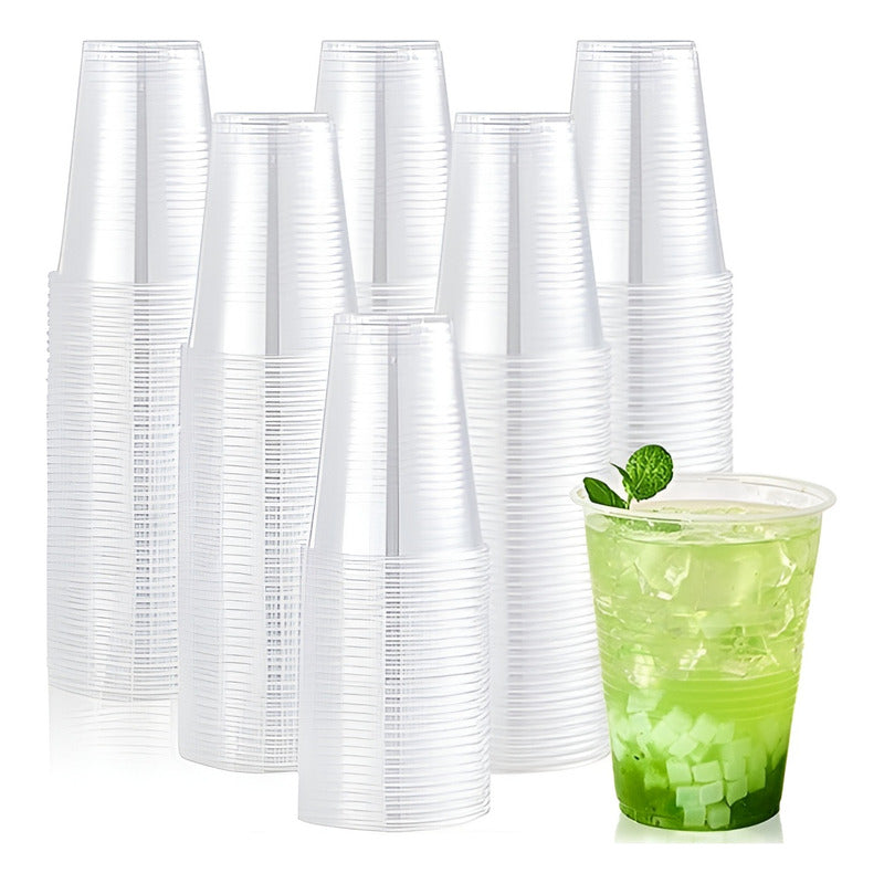X200 Vasos Plasticos Vasos Plasticos Desechables Vaso 200ml Transparentes.