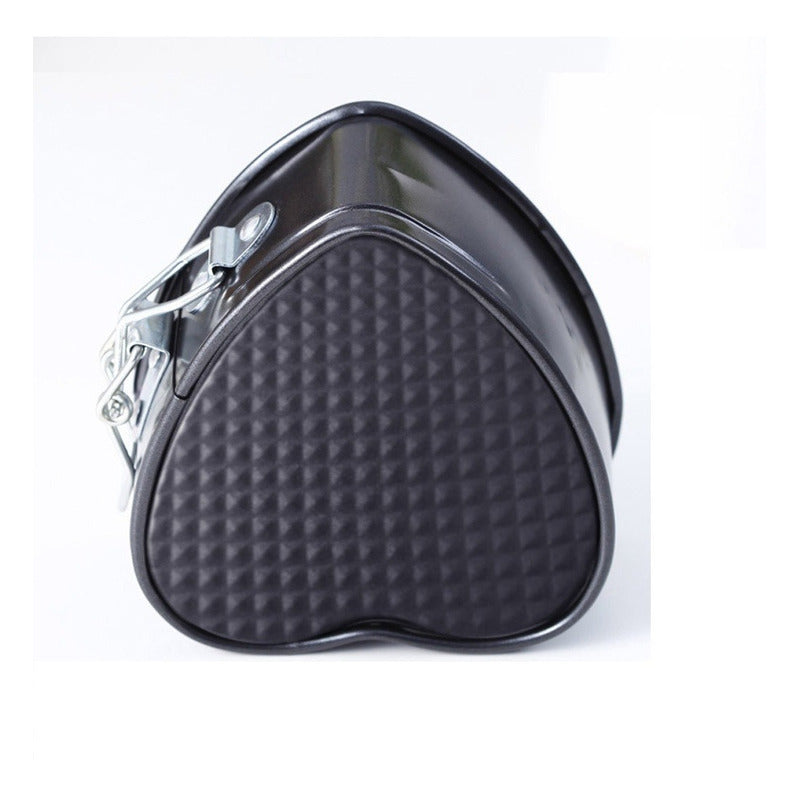 Pack X2 Moldes Torta Corazon Moldes De Queque Molde Pequeño Gris