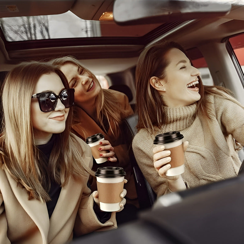 150 Vasos Para Cafe C/tapa+manga Vasos Polipapel 10oz/ 296ml Blanco / Vaso 10oz