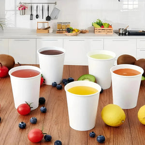 150 Vasos Para Cafe Vasos Polipapel C/tapa+manga 10oz/ 296ml Vasos Desechables Café Vasos Para Cafe Desechable Con Tapa... Blanco / Vaso 10oz