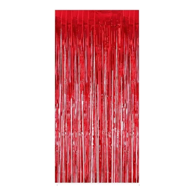 Cortina Guirnaldas Cumpleaños Guirnalda Cumpleaños Rojo 2m Rojo 101074