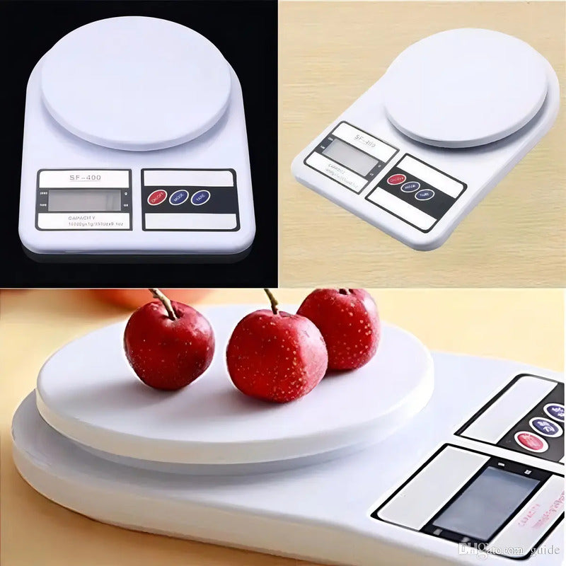 Balanza De Cocina Digital Electrónica Capacidad Máxima 10 Kg Color Blanco