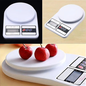 Balanza De Cocina Digital Electrónica Capacidad Máxima 10 Kg Color Blanco