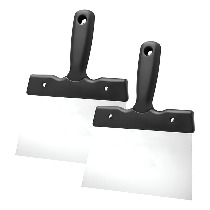 2 Espatulas Reposteria Raspador De Chocolate Termostato 24cm - Negro / Espatula Chocolate 24cm