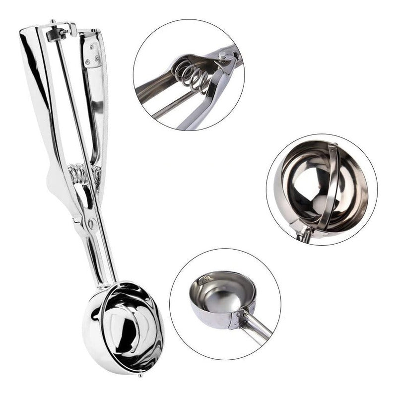 Cucharas Para Helado Cuchara Helado Cuchara De Helado 5cm Gris