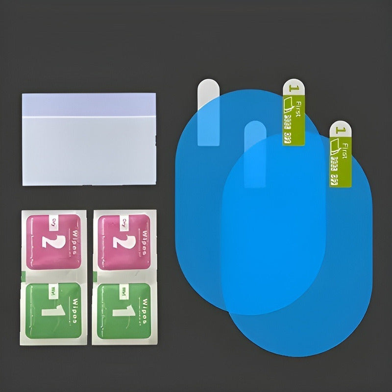 X2 Lamina Antiempañante Laminas Adhesiva Espejo Retrovisor