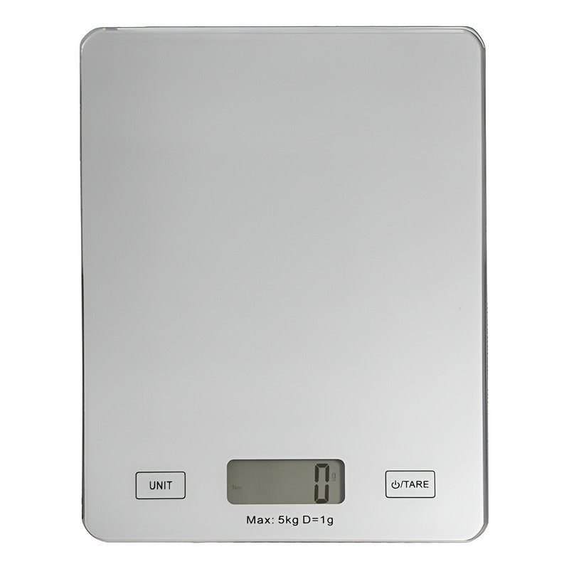 Gramera Digital Pesa Gramera Cocina Pesa Alimentos 5kg/0.01g Plateado 5 Kg