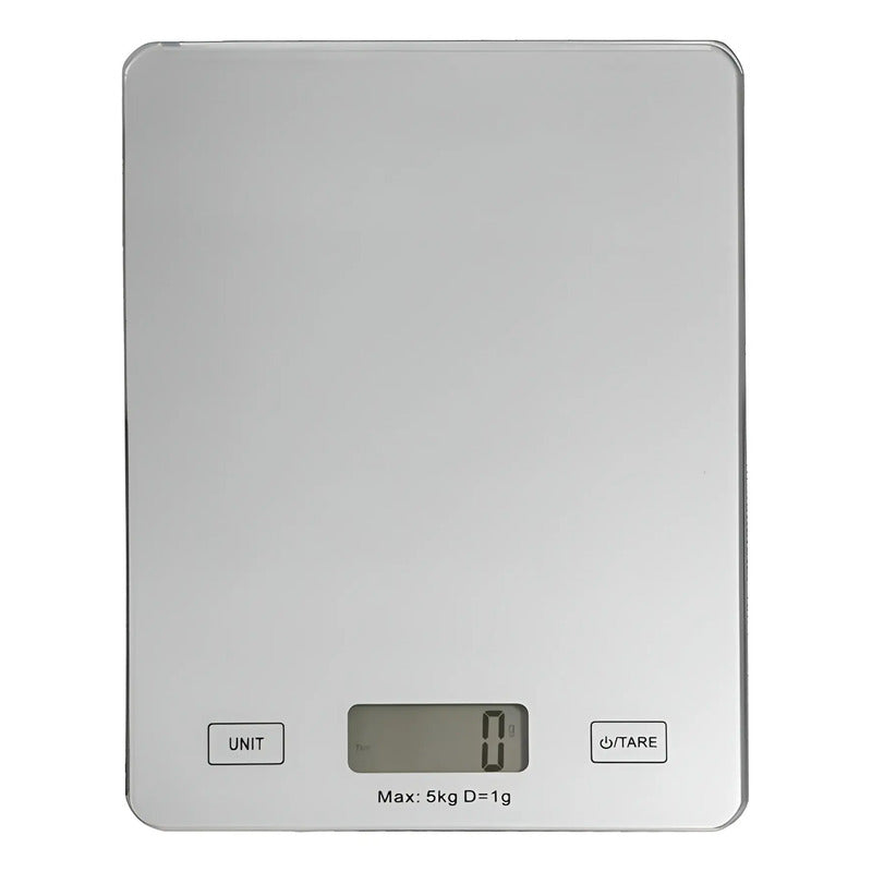 Gramera Digital Pesa Gramera Cocina Pesa Alimentos 5kg/0.01g Plateado 5 Kg