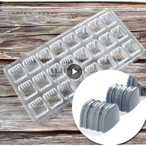 Molde Chocolate Acrilico Molde De Chocolate Molde Lineal Molde De Policarbonato Para Bombones Agujeros Para Hacer... Transparente