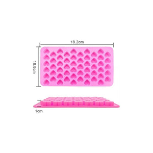 Molde Silicona Moldes Silicona Reposteria Gomita 55 Corazon Molde Chocolate Corazones Silicona Molde Gomitas 55 Silicona Molde Corazones Silicona Pasteleríacl