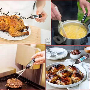 Termómetro De Cocina Genérica Tp101 Negro Pluma De Calibración Automática Termometro Digital Cocina Accesorio Termómetro Electrónico Para Alimentos Multifuncional Para Temperaturas Pasteleriuscl