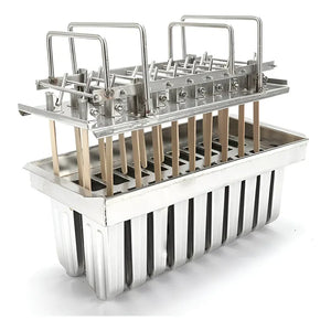 Molde Helados Moldes Reposteria Moldes De Aluminio 20cav Plateado / Molde Helado Aluminio 20cav