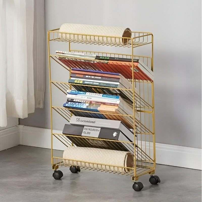 Organizador De Escritorio Apoya Libros Sujetalibros Librero Dorado / Sujetalibros / Librero Pequeño/ Bibliotecas